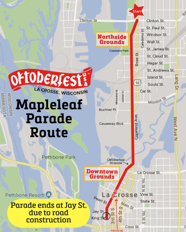 2023 maple leaf parade route